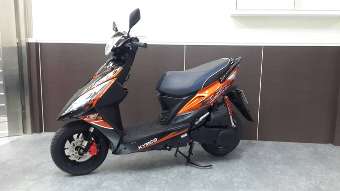 流當機車-光陽KYMCO VJR 110 碟煞-2