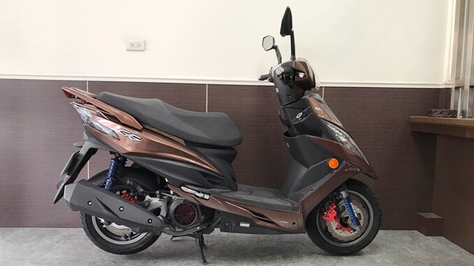 流當機車-光陽KYMCO G6 150 咖啡色-2