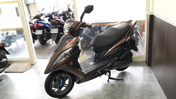 流當機車-光陽KYMCO G6 150 咖啡色-3