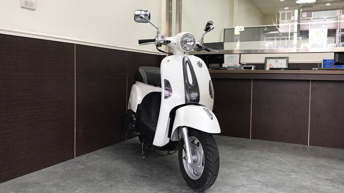 流當機車-光陽KYMCO MANY 110 水鑽版 白色-1