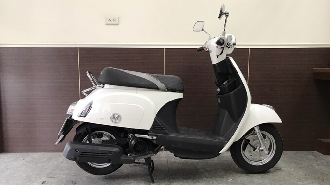 流當機車-光陽KYMCO MANY 110 水鑽版 白色-2