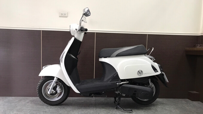 流當機車-光陽KYMCO MANY 110 水鑽版 白色-4