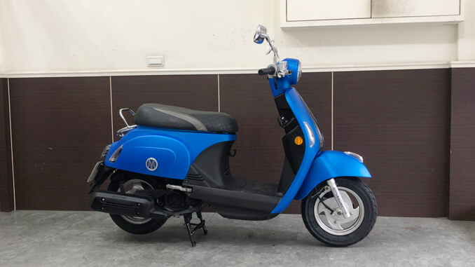 光陽KYMCO MANY 110 消光藍-2