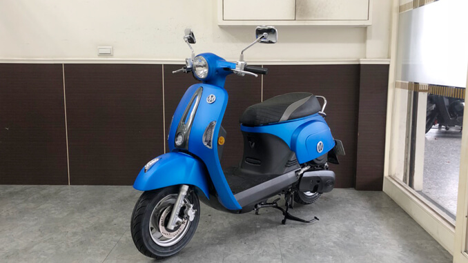 光陽KYMCO MANY 110 消光藍-3