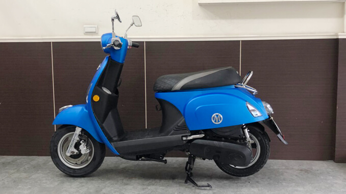 光陽KYMCO MANY 110 消光藍-4